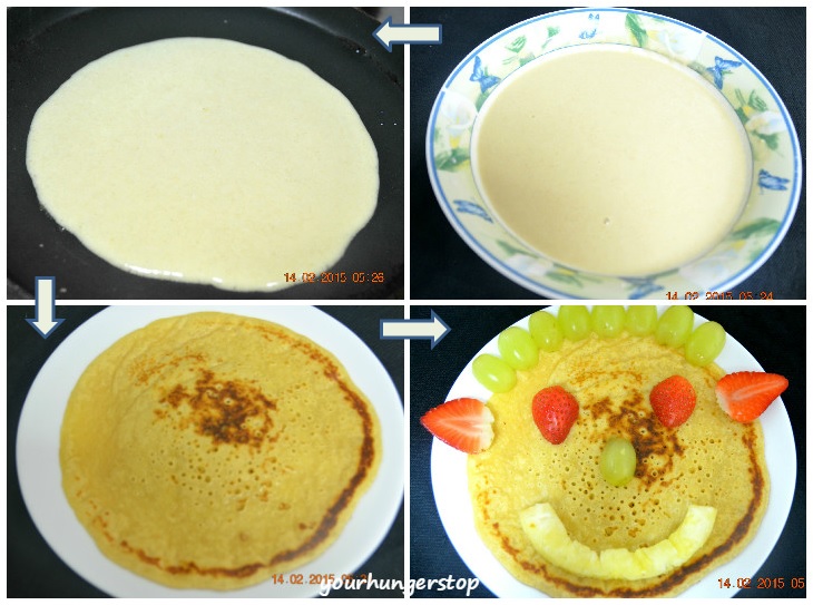 pancake steps