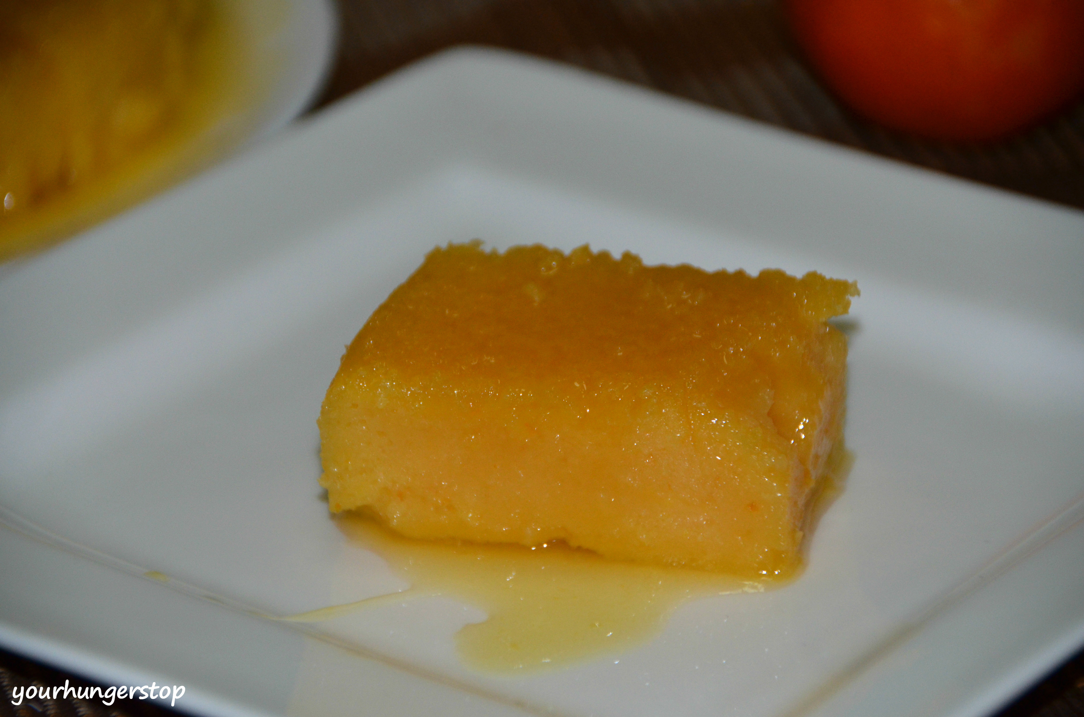 Orange Pudding (Steamed) | YourHungerStop