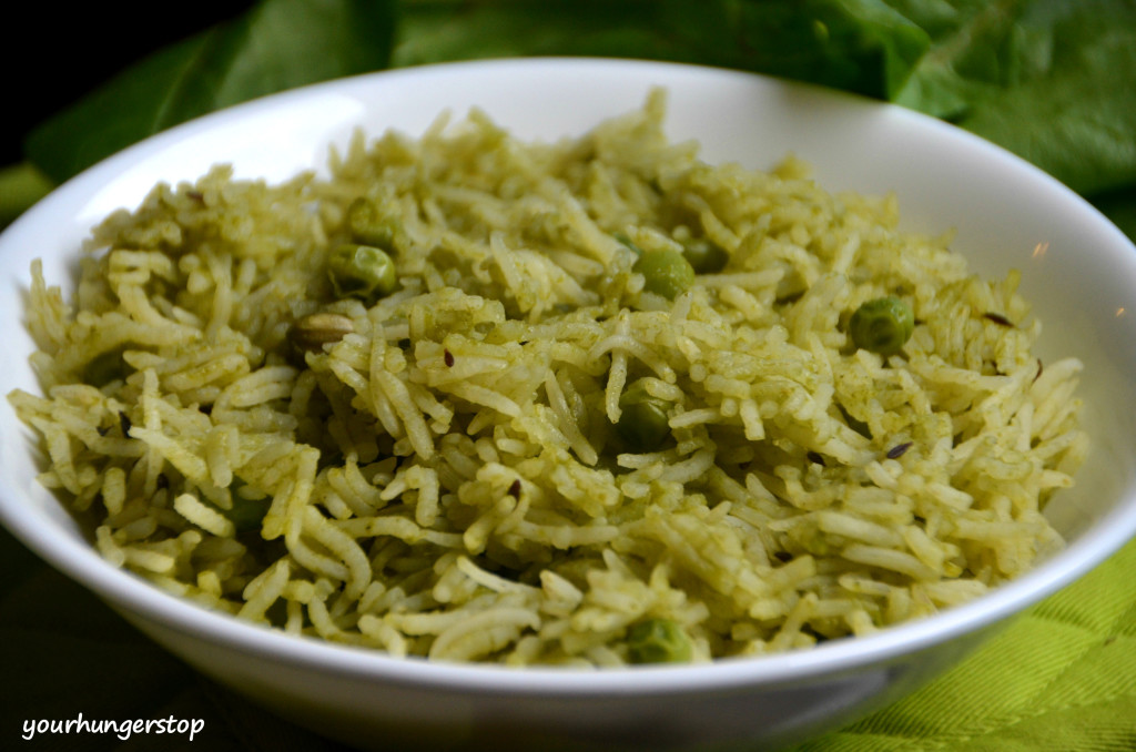 Palak Rice2