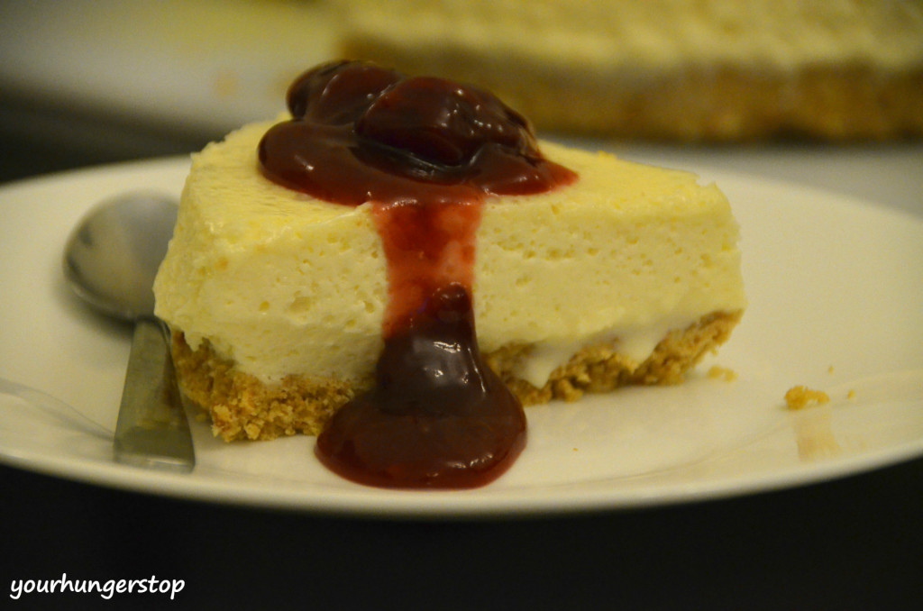 No Bake Vanilla Cheescake