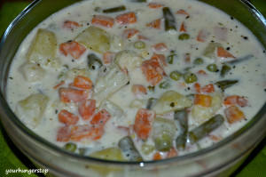 Vegetables in White Sauce
