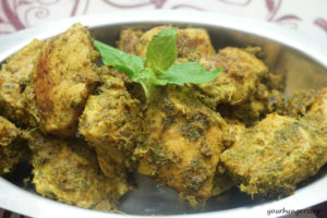 Pudina Chicken or Mint Chicken