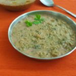 Tambdi Bhaji Tonak (Red Amaranth Curry in Goan style)