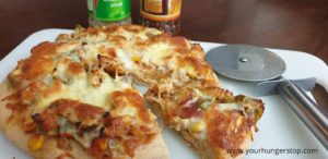 Whole Wheat Chicken Pizza