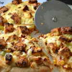 Whole Wheat Flour Paneer Tikka Pizza