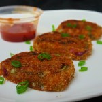 Spring Onion and Potato Cutlets