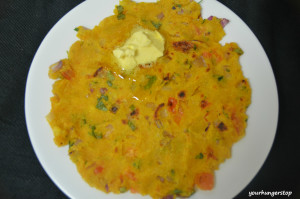 Rava Bhakri or Semolina Bhakri