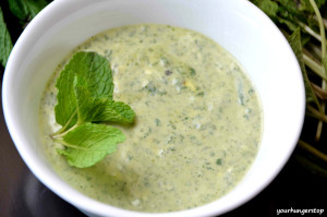 Mint Yogurt Chutney