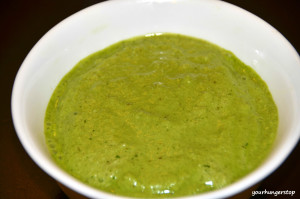 coconut coriander chutney
