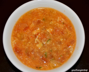 Tomato Egg Drop Soup