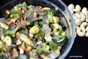 Broccoli Babycorn Stir Fry