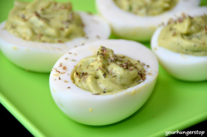 Avocado Deviled Eggs