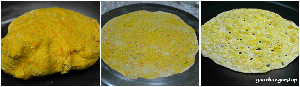 CarrotParatha_Steps