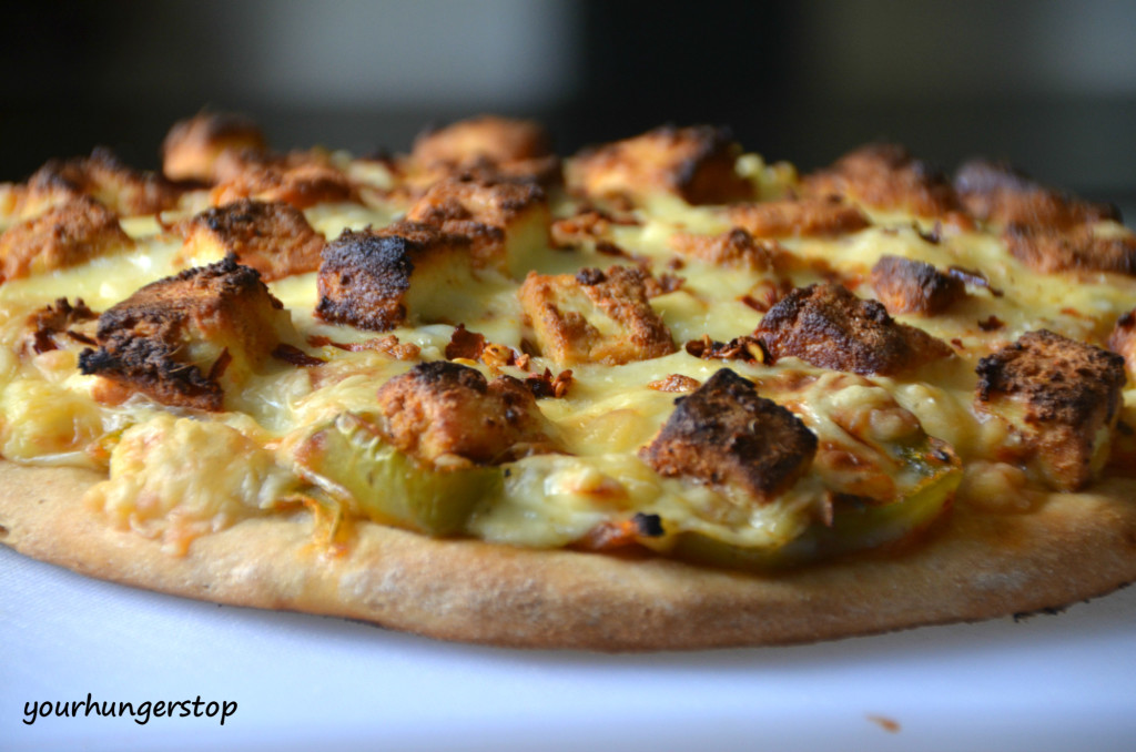 Whole Wheat Paneer Tikka Pizza