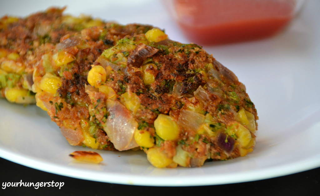 Broccoli Corn Tikki