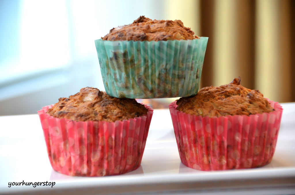 Whole Wheat Banana Muffins