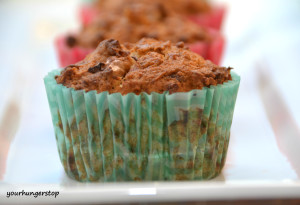 Whole Wheat Banana Muffins (Eggless)