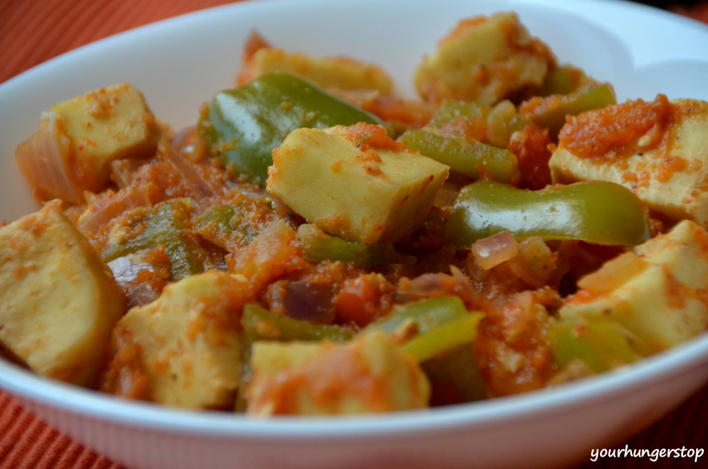 Paneer Capsicum Masala