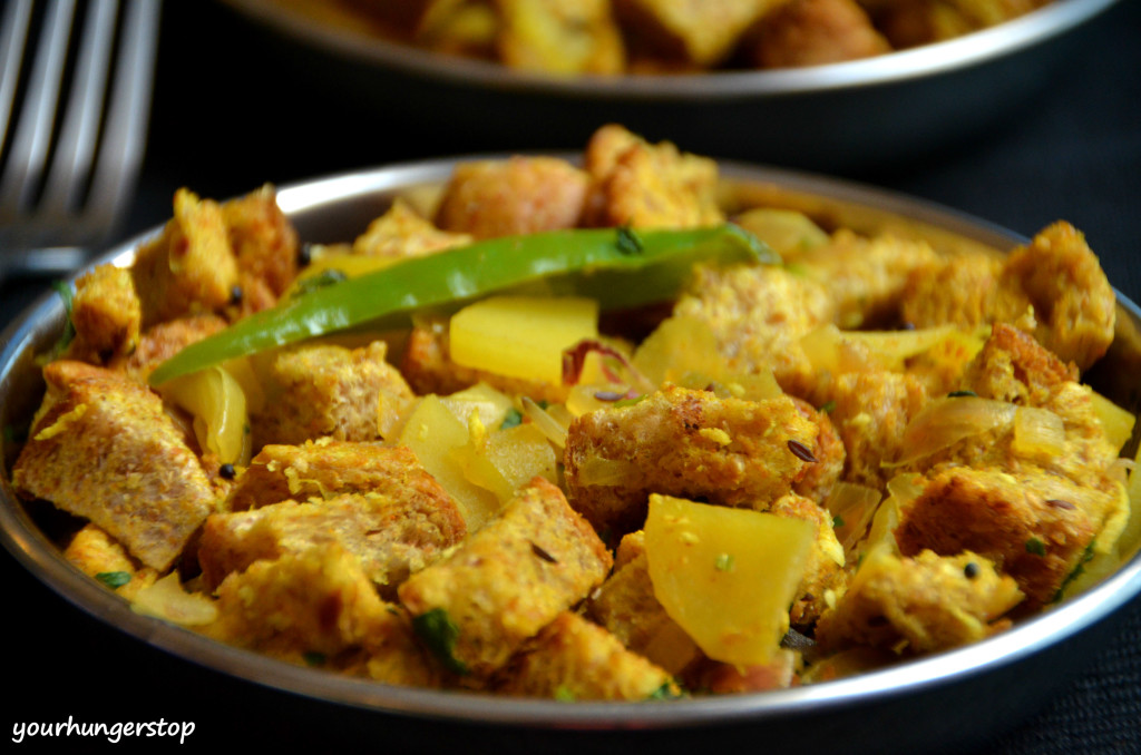 Bread Upma