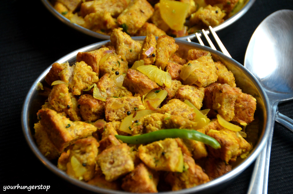 Bread Upma