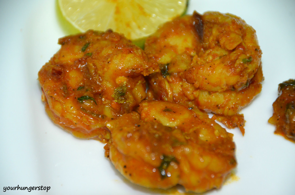 Spicy Beer Prawns