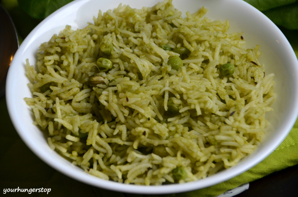 Palak Rice3