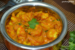 Prawns Curry (Without Coconut)