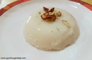 Tender Coconut Pudding