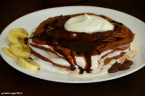 Whole Wheat Chocolate Pancakes