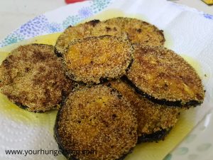 Rawa Fried Brinjal