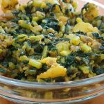 Potato and Radish Greens Sabzi