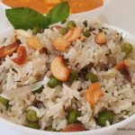 Green Peas and Mint Pulao