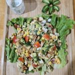 Chicken Avocado Salad with Yogurt Dressing